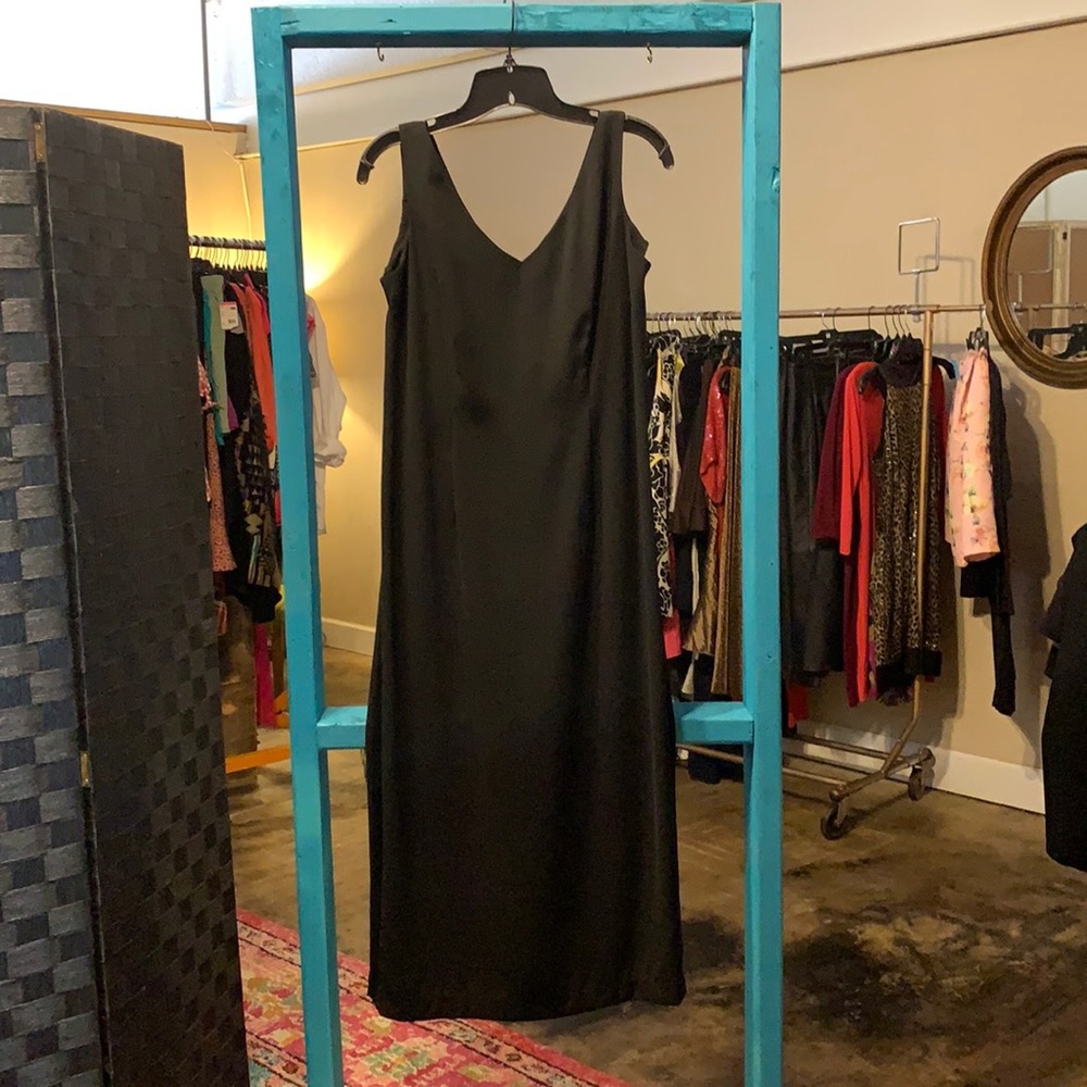 Black cocktail dress